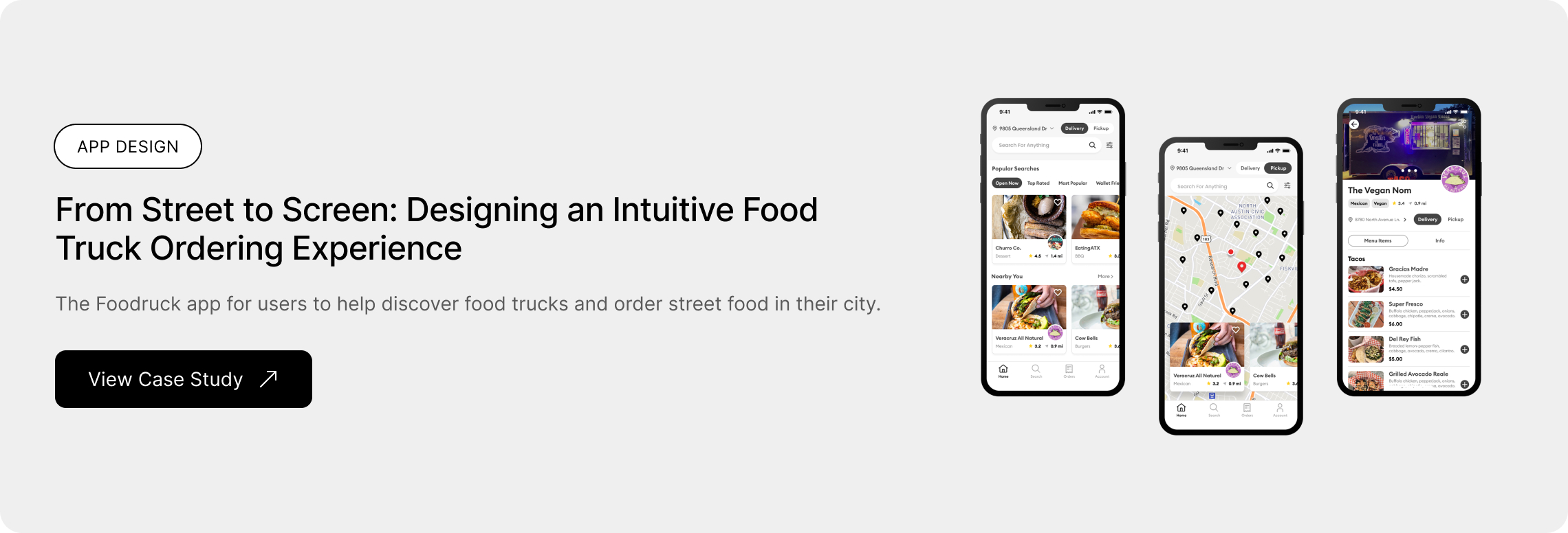 Food Truck Delivery App 